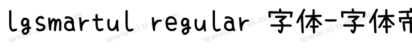 lgsmartul regular 字体字体转换